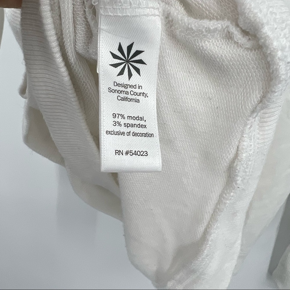Athleta Modal White Long Sleeve Small - Picture 5 of 9